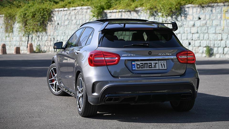 طراحی نمای عقب مرسدس‌بنز GLA45 AMG